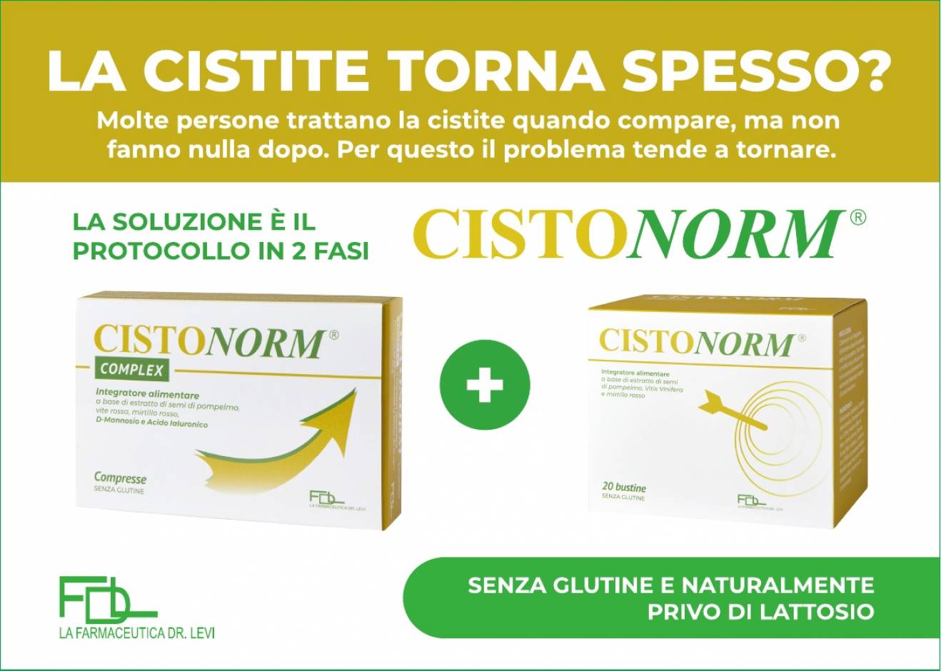 Salute e protezione delle vie urinarie: l'approccio in due tempi firmato FDL La Farmaceutica Dr. Levi